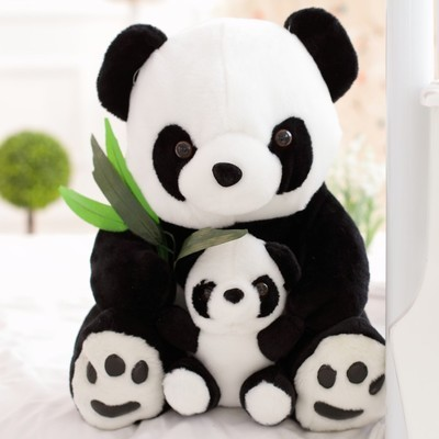 Mom & Baby Panda Plush