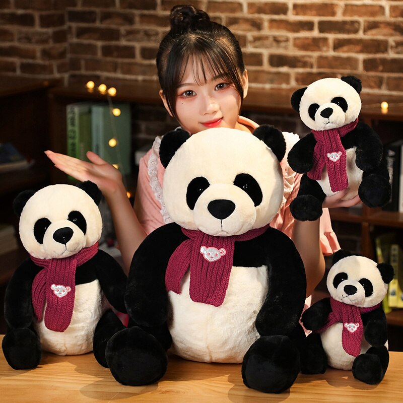 Panda with Scarf Plush Toy