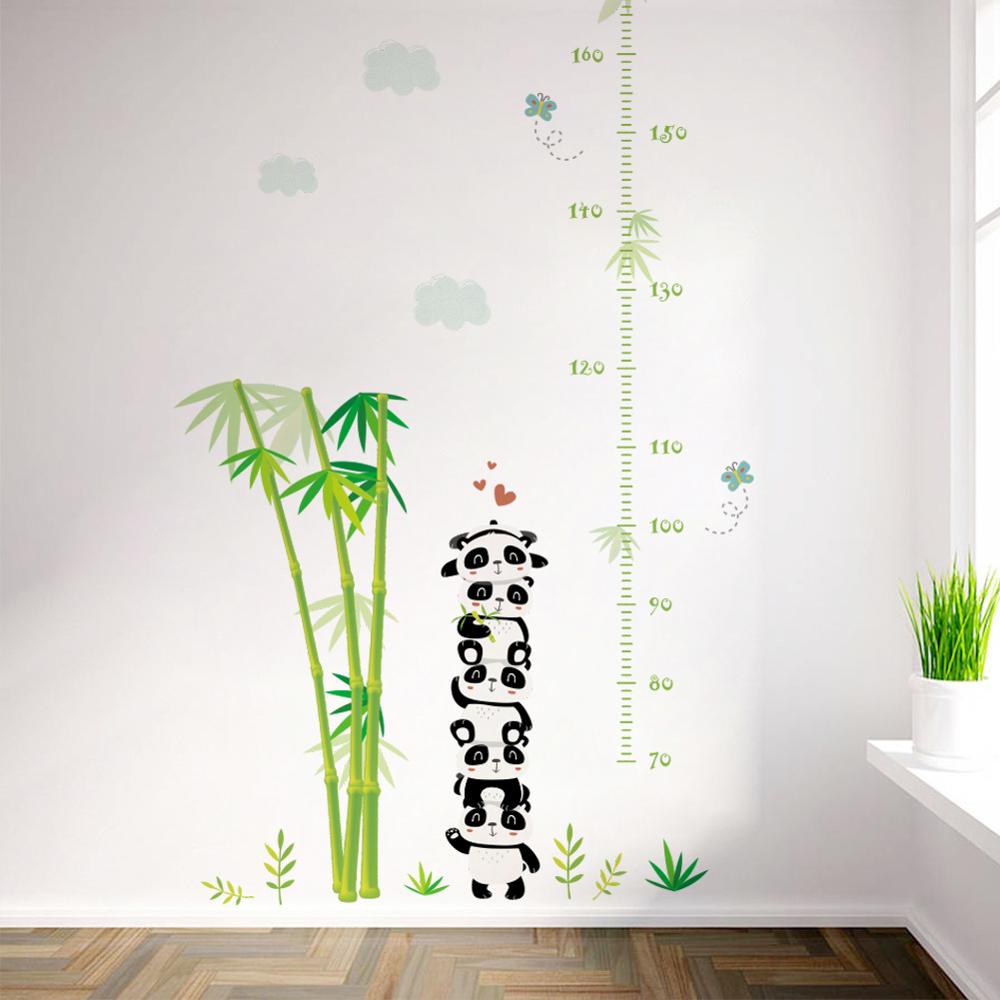 Panda Wall Sticker, Growth Height Chart