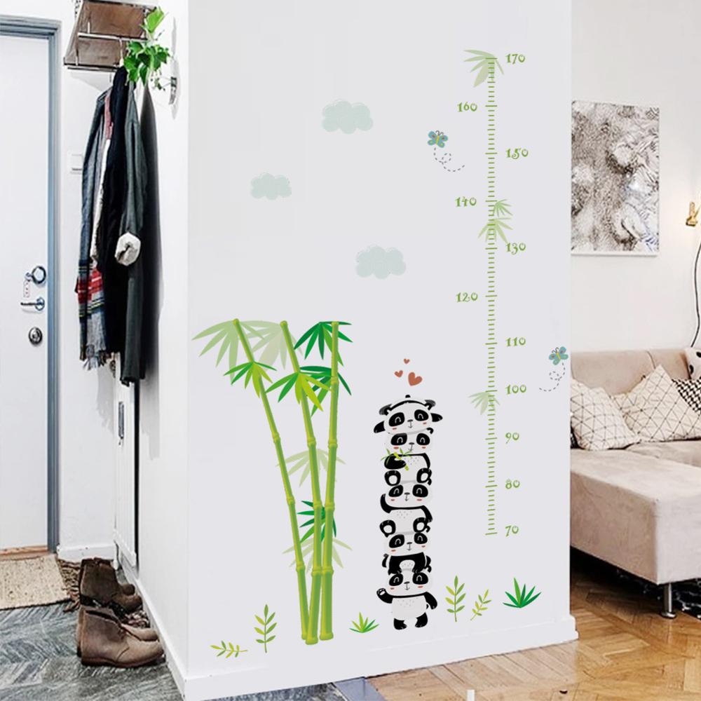 Panda Wall Sticker, Growth Height Chart