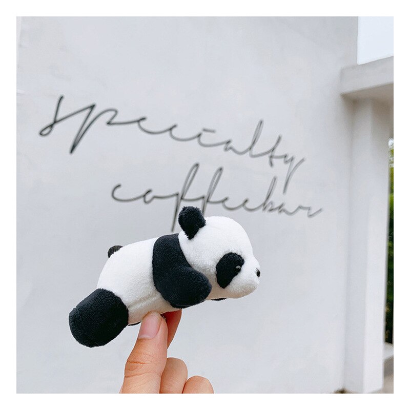 Small Panda Plush Stuffed Pendant Brooch