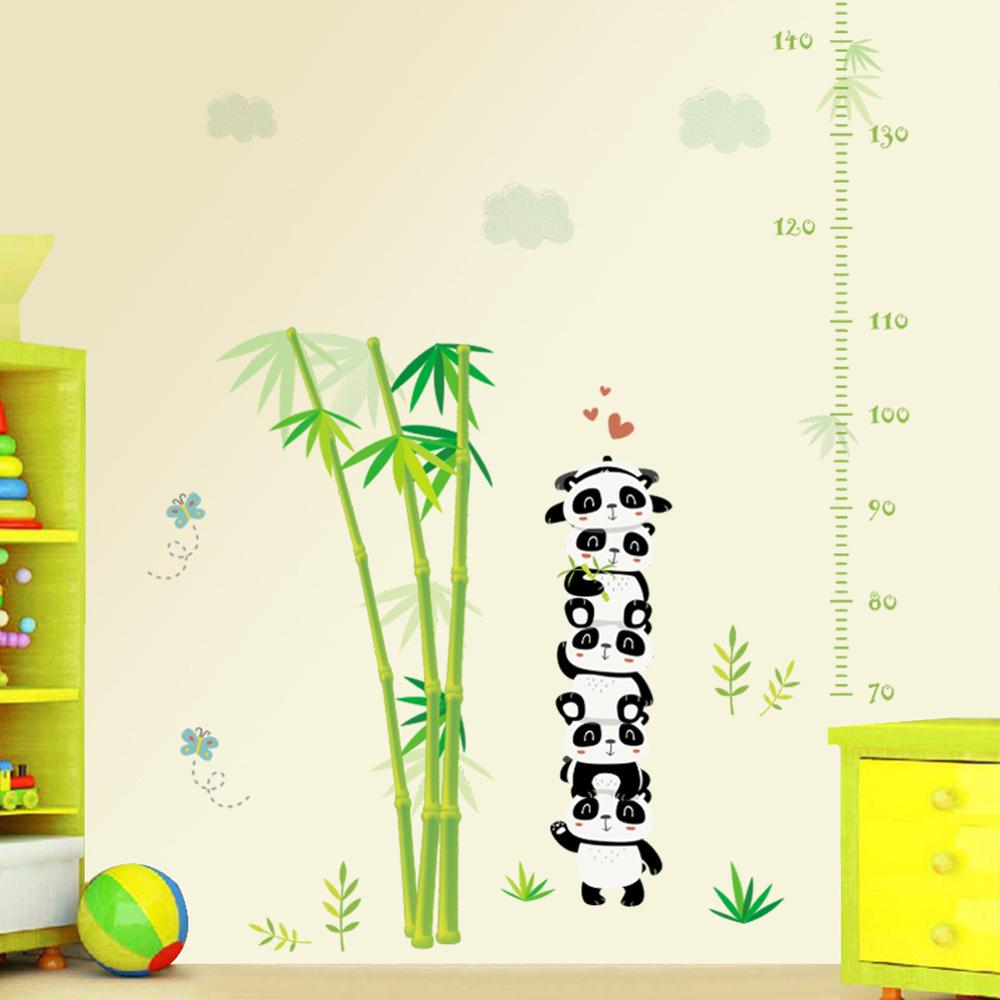 Panda Wall Sticker, Growth Height Chart