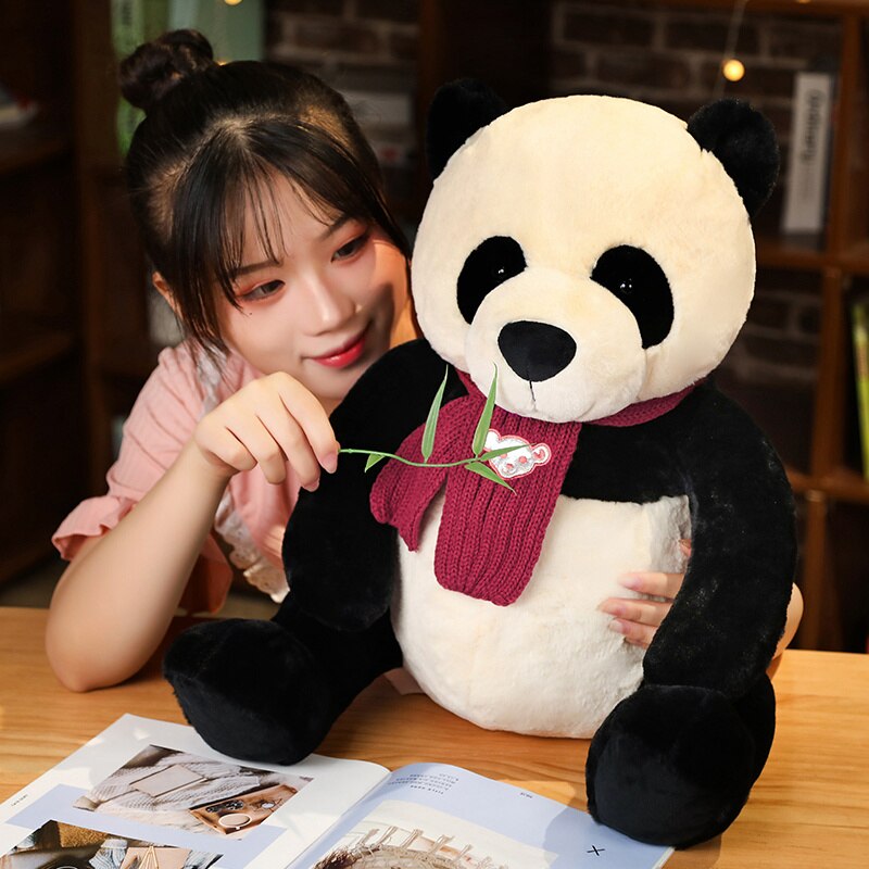 Panda with Scarf Plush Toy